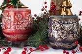 Duo set Kerstmis Lampion geurkaarsen