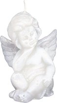 Witte engel figuurkaars nr. 3 110/90 (4 uur)