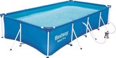 BestWay Zwembad - Steel pro set rechthoek 400x211x81