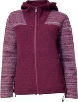 Ivanhoe Outdoorvest Annie Dames Wol Bordeaux Maat 38