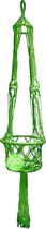 Lavandoux - Macramé Plantenhanger - Ø20 cm - Katoen - Groen
