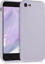 kwmobile telefoonhoesje voor Apple iPhone SE (2022) / SE (2020) / 8 / 7 - Hoesje voor smartphone - Back cover in lila wolk