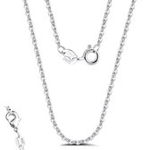 Anker- Basis Halsketting Zilver 55 cm 1.5 mm- Charme Bijoux