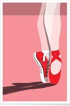 JUNIQE - Poster Backup Plans -40x60 /Roze