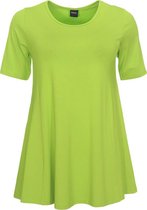 Zazou-A-lijn-shirt-korte-mouw-lime