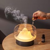 Luxovita Aroma Cool Mist Diffuser 550 ml - Aroma Diffuser - Aromadiffuser -Ultrasone Vernevelaar - Luchtbevochtiger- Verdamper -Essentiële Olie - Mist Diffuser Etherische Olie - Ge