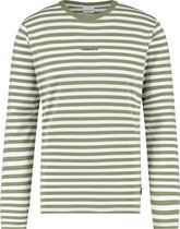 Purewhite -  Heren Slim Fit   T-shirt  - Groen - Maat XL