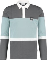 Ballin Amsterdam -  Heren Slim Fit    Polo  - Grijs - Maat M
