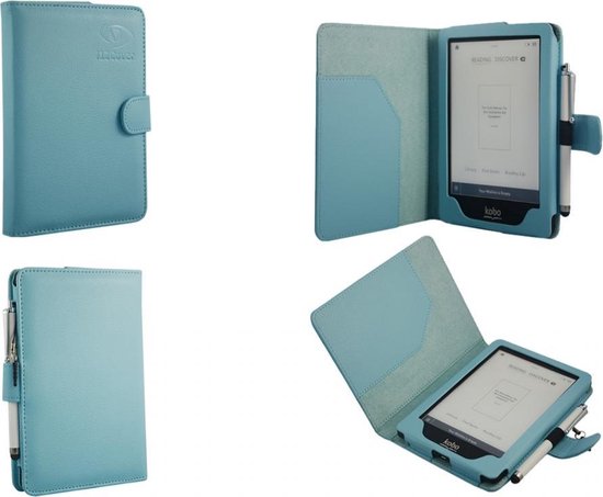 Lunso Kobo Glo / Glo HD / Touch 2.0 hoes - sleepcover - Bruin