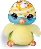 Nici Knuffel Vogel Junior 22 Cm Pluche Geel/blauw