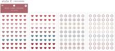 beckoning - sticker set | vinyl stickers | 8 vellen
