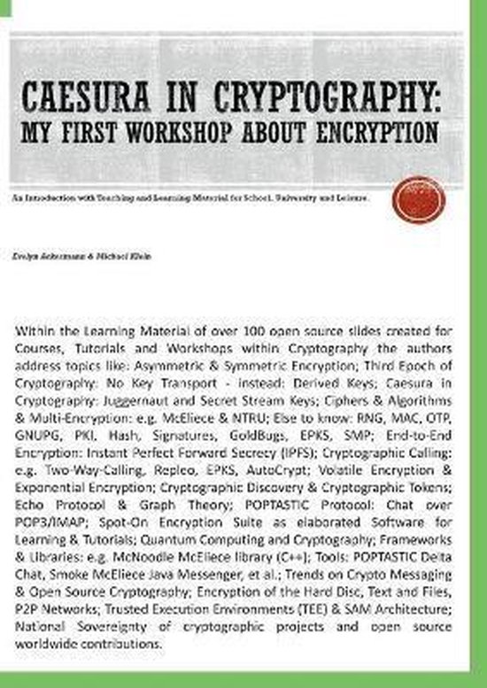 Caesura in Cryptography [Paperback] - cover