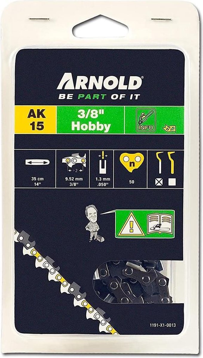 Arnold Zaagketting 1,3 mm 3/8 Hobby 50 schakels