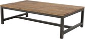 Artichok industriële salontafel Julia - Iepenhout - L120 x B60 x H40 cm