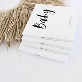 Baby - Eerste Jaar - Wit - Invulboek - by Baby Bunny