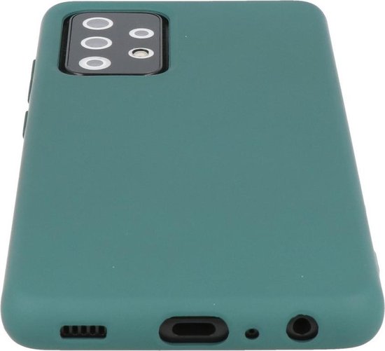 BestCases Thick Fashion Case - Coque Samsung Galaxu A72 / A72 5G - Coque de téléphone Galaxy A72 5G - Coque arrière Samsung Galaxy A72 / A72 5G - Coque Galaxy A72 5G - Vert foncé