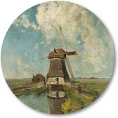 In de maand juli - Muurcirkel Forex 60cm - Wandcirkel voor binnen - Paul Joseph Constantin Gabriël - Meesterwerken