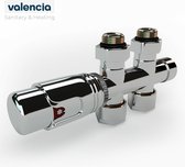 Karex® Valencia Serie Radiatorkraan Aansluitset Thermostaat knop