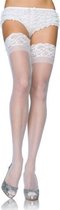 Leg Avenue lingerie kousen s/l - wit