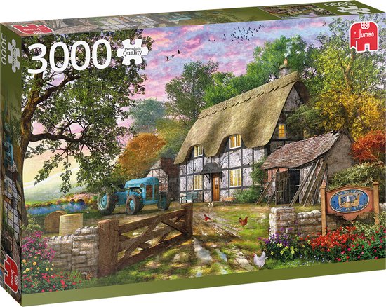 Jumbo Premium Collection Puzzel Het Huisje van de Boer - Legpuzzel - 3000 stukjes - Jumbo