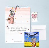 Cadeaupakket - Zeeuws meisje - brievenbuscadeau - cadeau - verjaardagskalender - kaart