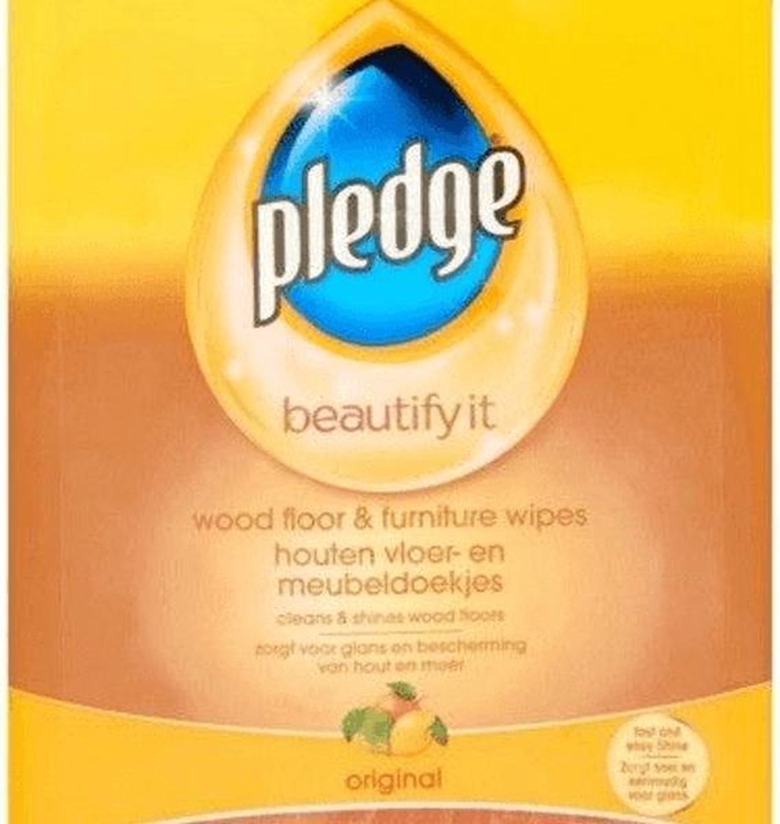 Pledge Beautify It Wood Floor & Furniture Wipes