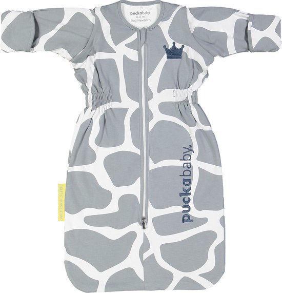 Puckababy Babyslaapzak Bag Newborn 0-6 maanden - 70 cm - alle seizoenen - Giraph Sky