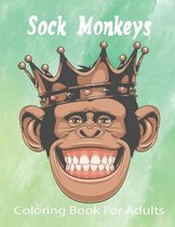 Sock Monkeys Coloring Book For Adults