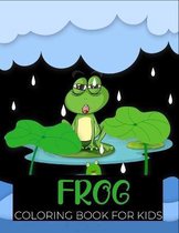 Frog coloring book for kids
