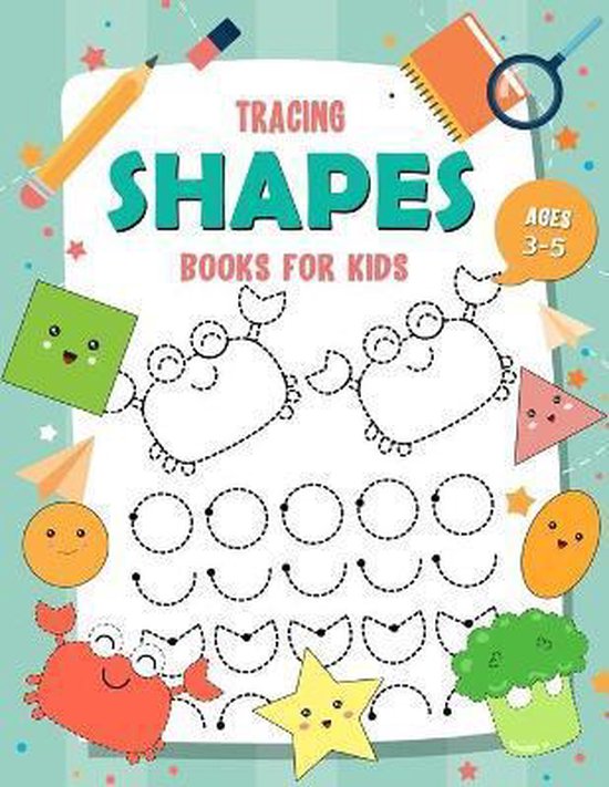 Tracing Shapes Books for kids Ages 35, Henry Darwin 9798667225423