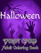 Halloween Tarot Card Adult Coloring Book