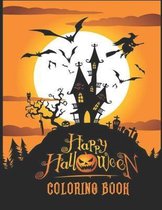 Happy halloween coloring book