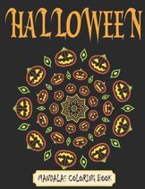 Halloween Mandalas Coloring Book