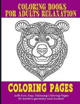 Coloring book for adults Relaxation: