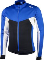 Rogelli Recco 2.0 - Fietsshirt Lange Mouwen - Heren - Maat XL - Zwart, Blauw, Wit