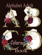 Alphabet Adult Coloring Book