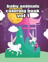 baby animals coloring book vol 1