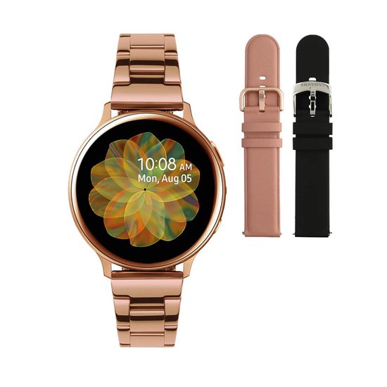 Samsung Galaxy Watch Active2 - Staal - Schakelband - Smartwatch dames - 40mm - Special Edition - Rosegoud - Samsung