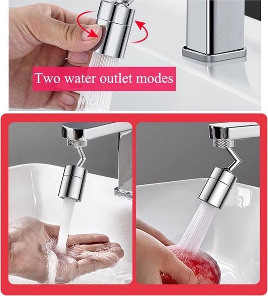 Rallonge de Robinet de Cuisine -3 Modes Tête de Pulvérisation pour Robinet  D'évier,Economie d'eau Robinet,Rallonge de Robinet Rotatif à 360 ° avec  tuyau,Aérateur de Robinet pour Salle de Bain : : Bricolage