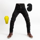 Pantalon Moto - Jeans Moto Zwart - Homme - Taille M/30