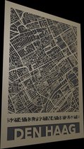Stadskaart Den Haag met coördinaten