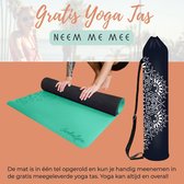 Sankalpa® Eco Yogamat Antislip - Yoga mat met tas - Hot yoga mat - Extra Breed – Superieure Grip - Premium Natuurrubber - Groen - 183 x 68 x 0.4 cm 4mm dik