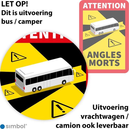 Angles Morts Bus - Autocollant angle mort