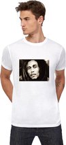 T-shirt Bob Marley - T-shirt - Wit - Maat M