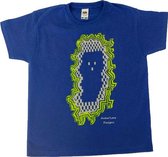 Anha'Lore Designs - Spookje - T-shirt - Koningsblauw - 7/8j (128)