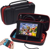 Premium Opbergtas geschikt voor Nintendo Switch (Lite) - Hard Case & Controller - Beschermhoes - Console - Game Reistas - Zwart
