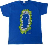 Anha'Lore Designs - Spookje - T-shirt - Koningsblauw - 9/11j (140)