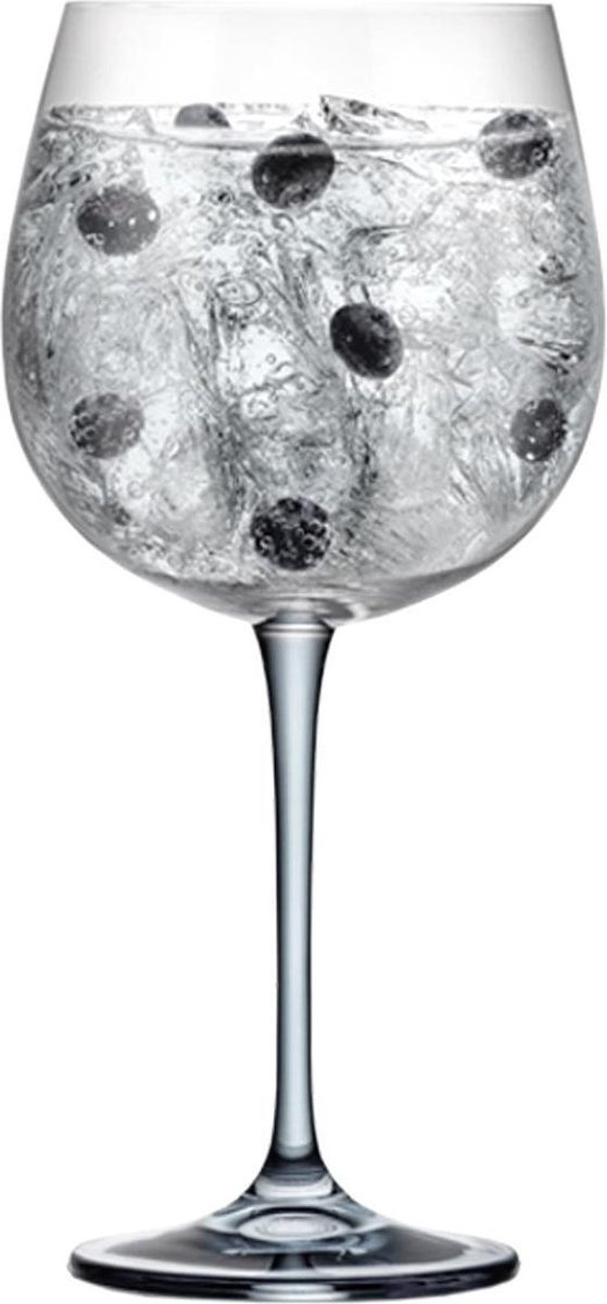Grote GIN TONIC glazen - BOHEMIA cocktailglas - groot kristalglas - 670ml - set 2 stuks