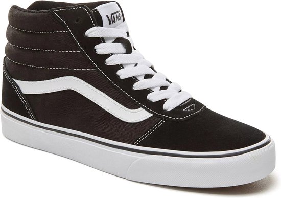 black and white vans canvas