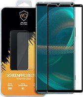 Sony Xperia 5 III screenprotector, MobyDefend gehard glas screensaver, Zwarte randen | Screen Protector / Glasplaatje Geschikt Voor: Sony Xperia 5 III